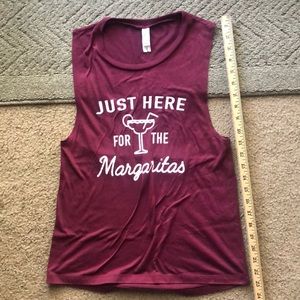 🧡Just Here For The Margaritas Tank Top